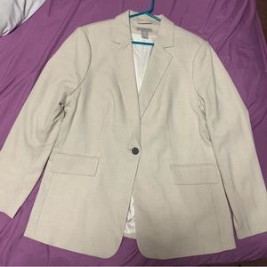 H&M tan blazer size large